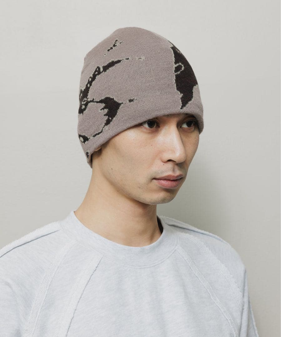 新品　未使用　BAL/JACQUARD SOFT BEANIE HAT