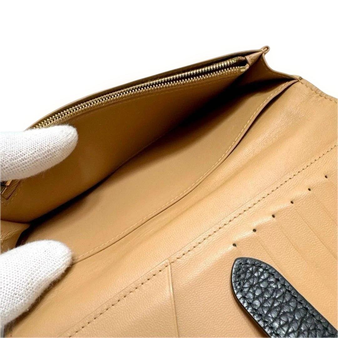 美品■ LV ルイヴィトン ヴェルティカル ウォレット 黒　財布