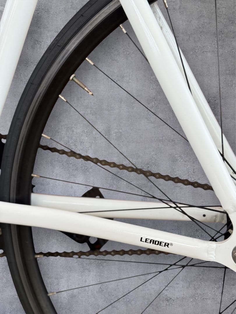 【美品】LEADER 721 ピストバイク ホワイト
