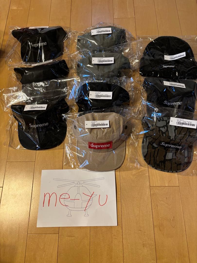 帽子 supreme Washed Chino Twill Camp Cap