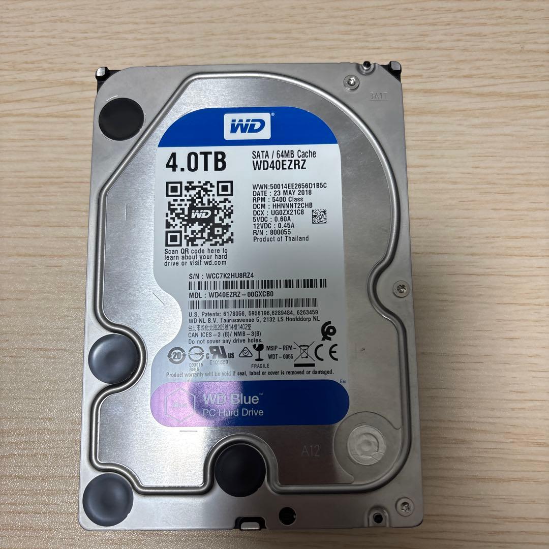 HDDスタンドとまとめ買い割引あり WD Blue 4TB WD40EZRZ