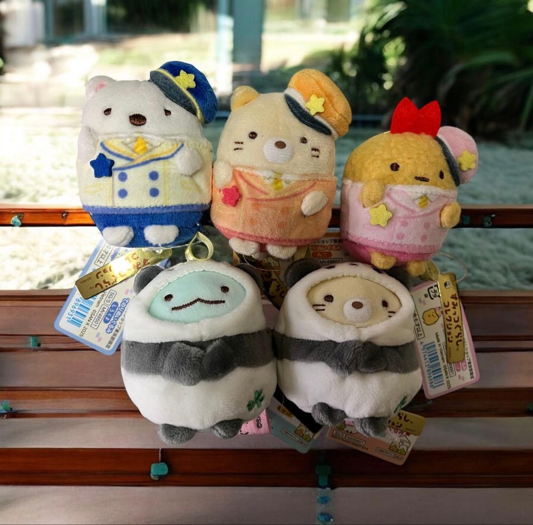 大人気！すみっコぐらしショップ東京駅限定5体セット、新品！