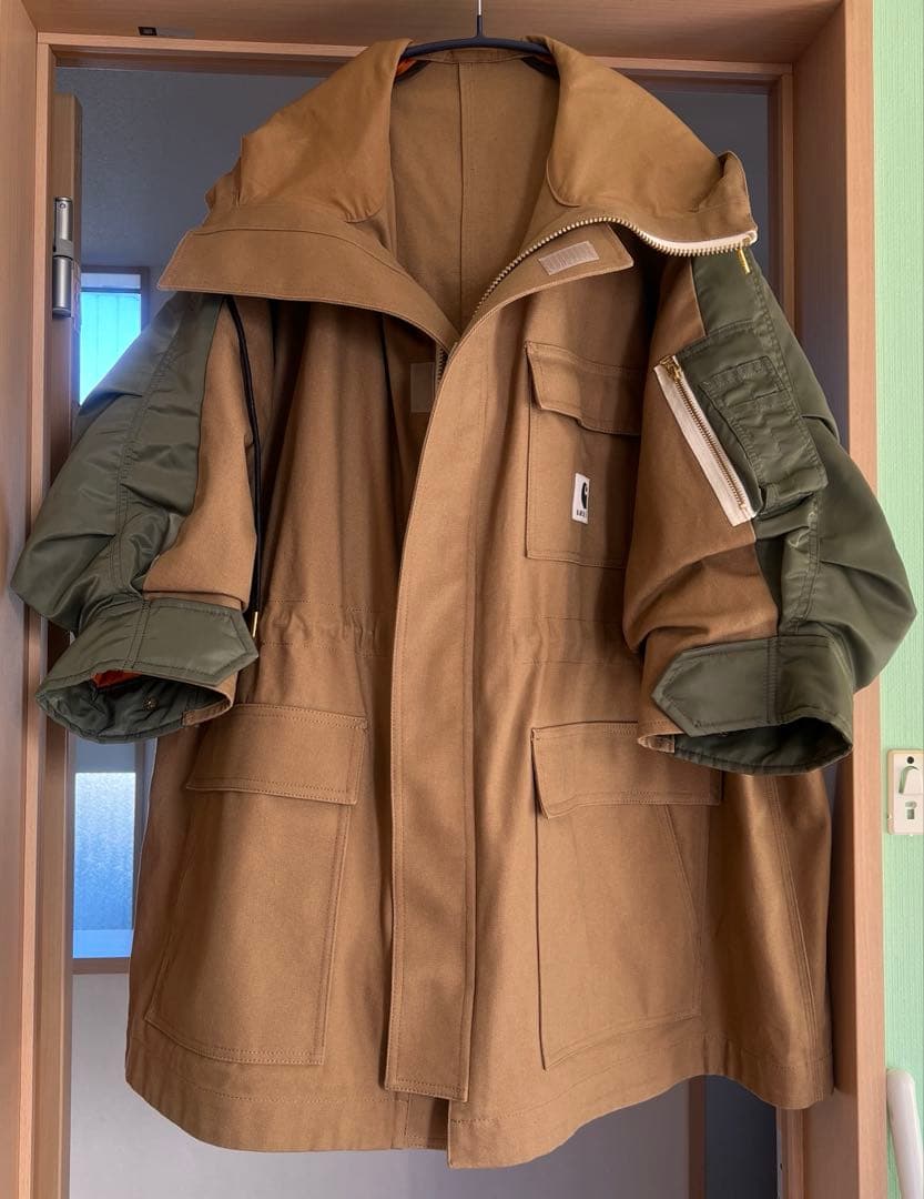 最終お値下げ　美品　2024 sacai×Carhartt コート　サイズ2