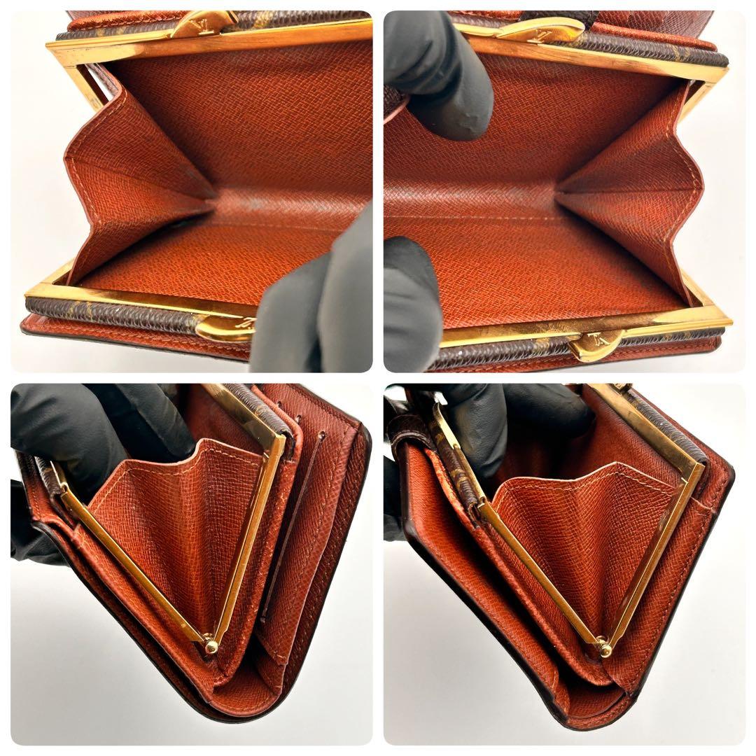 ✨美品✨ ルイヴィトン モノグラム 二つ折り財布 ヴィエノワ がま口 折り財布