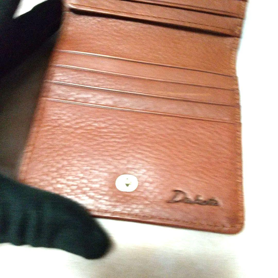 ♥新品▪未使用品 Dakota ペルラ 二つ折財布 ブラウン イタリア製レザー♥