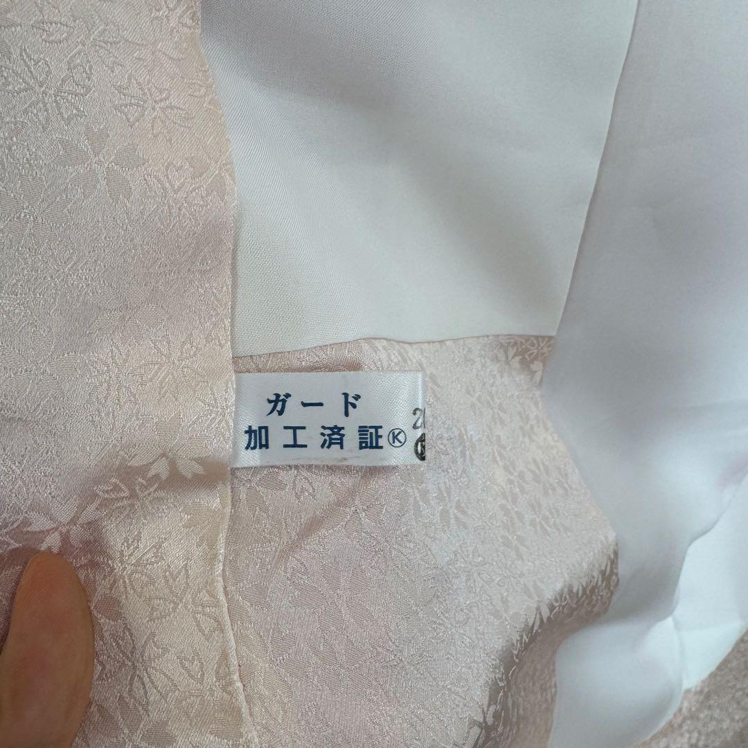 超美品　現代　振袖　成人式　着物　172裄68　ピンク　赤紫　花柄　ラメ　桜