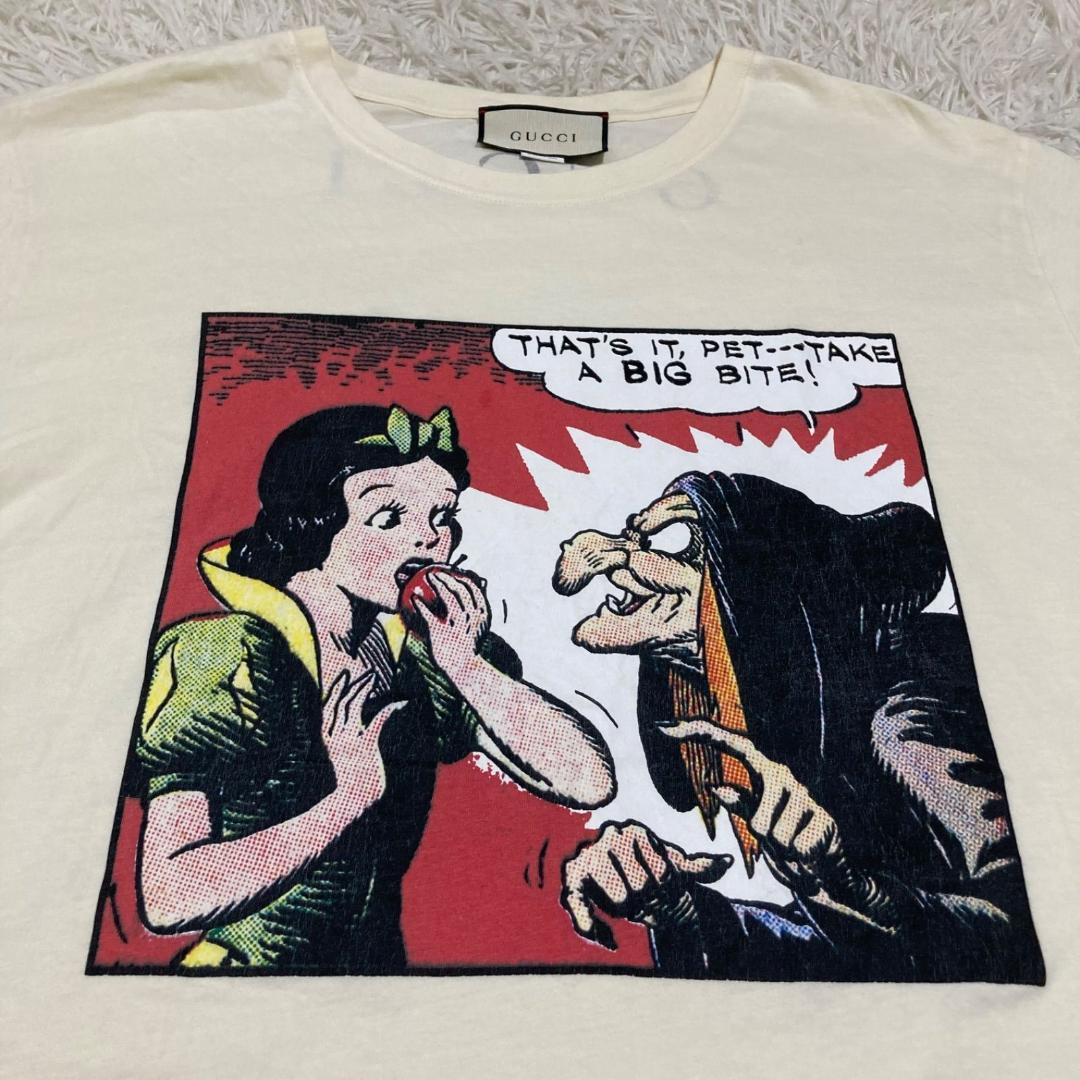 GUCCI × Disney Tシャツ 白雪姫 XXLサイズ Tシャツ ベージュ