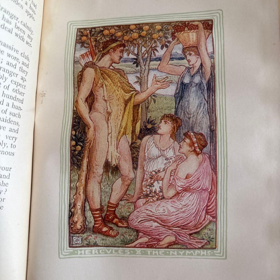稀少1891年アンティーク美しい挿絵の洋書WalterCrane児童書　古書
