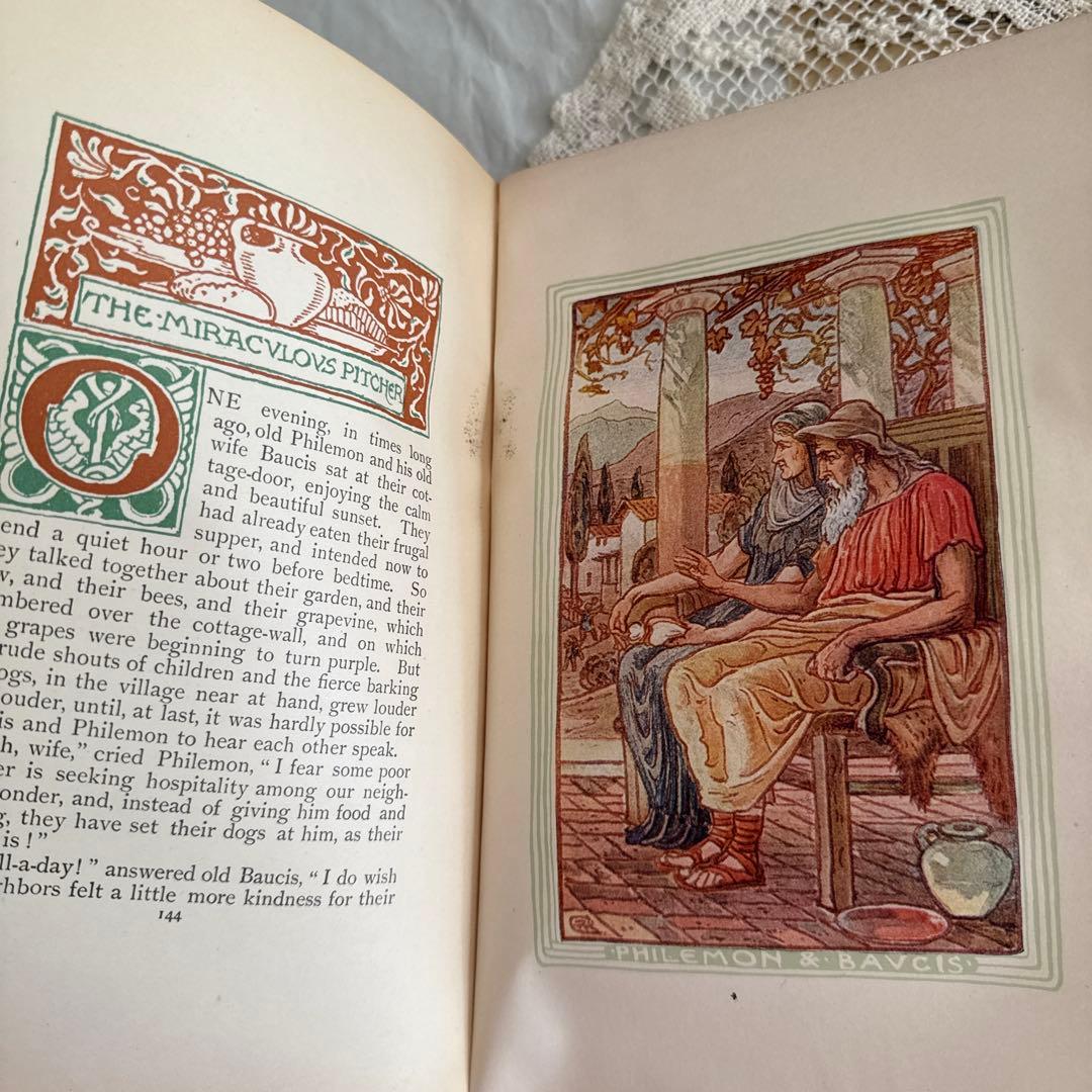 稀少1891年アンティーク美しい挿絵の洋書WalterCrane児童書　古書