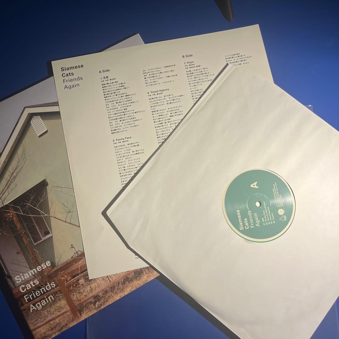 シャムキャッツFriends Again レコード　LP