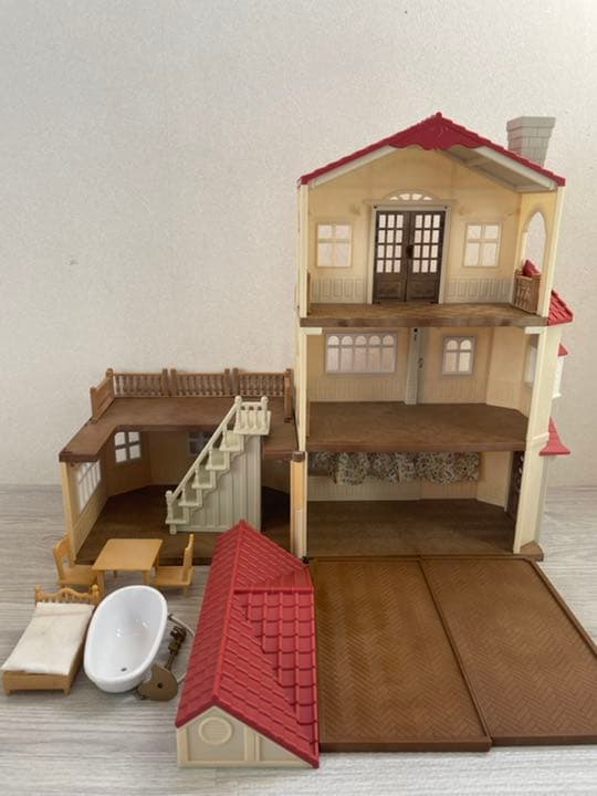 シルバニア　赤い屋根の大きなおうち　送料込み
