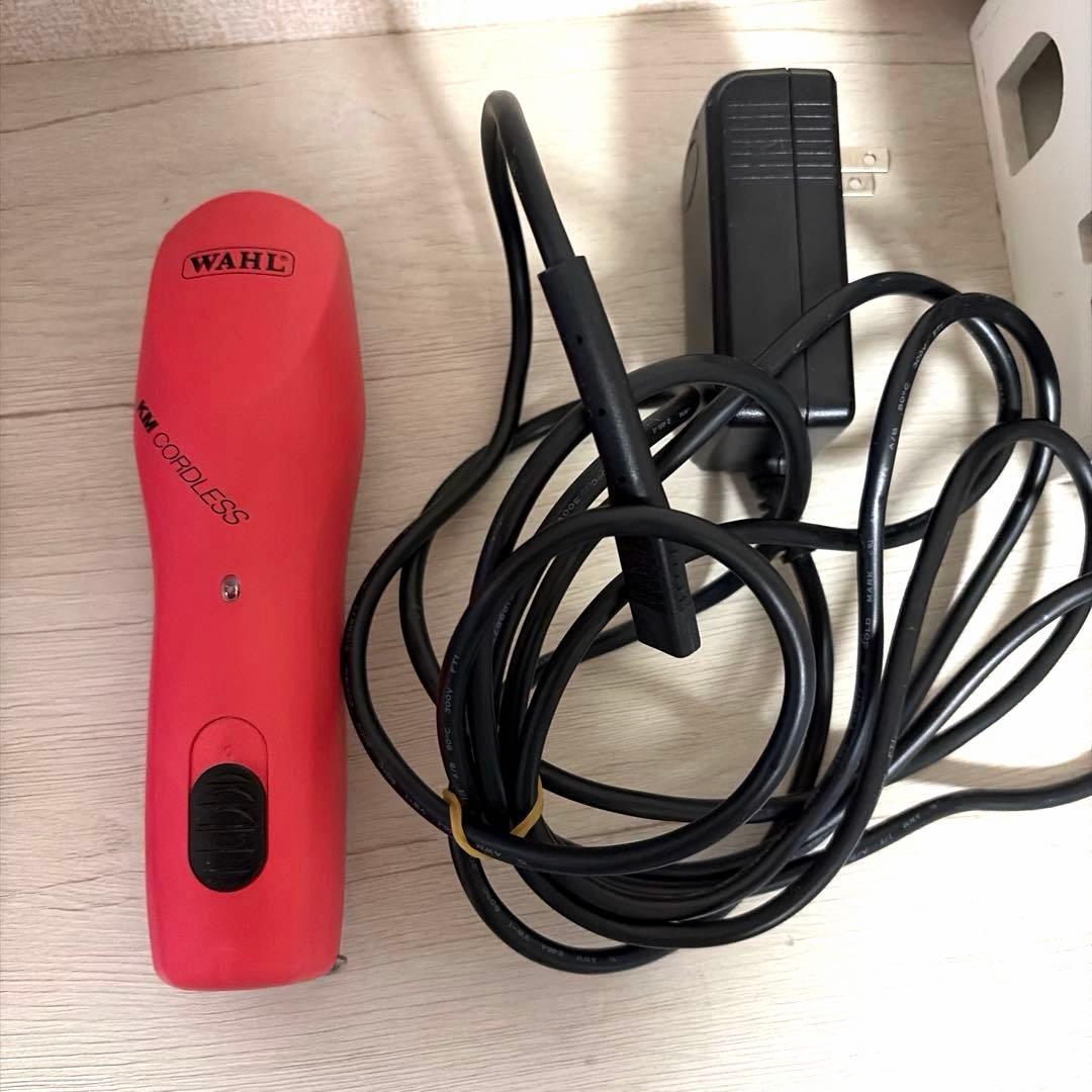 WAHL バリカン ピンク コードレス
