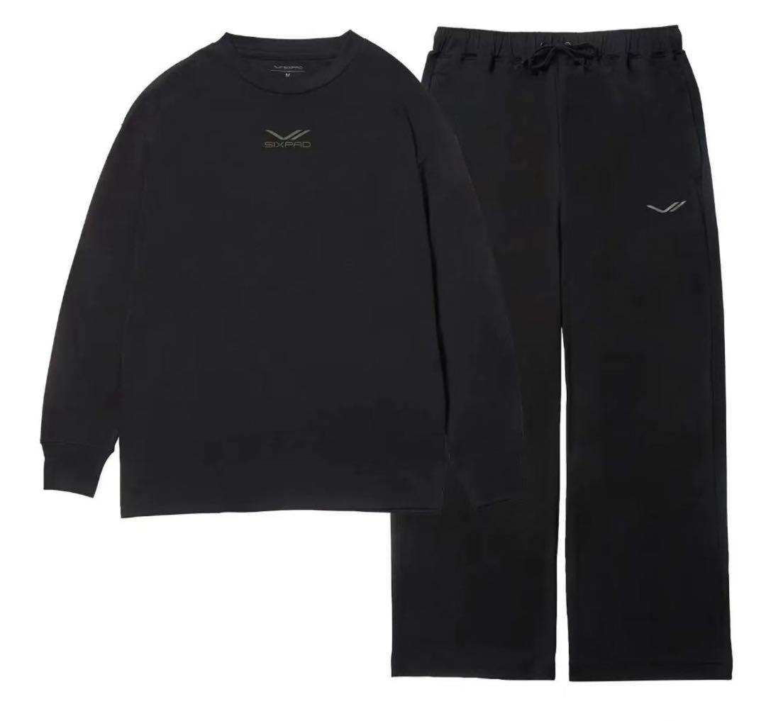 SIXPAD recovery wear スリーブトップス・パンツセット L