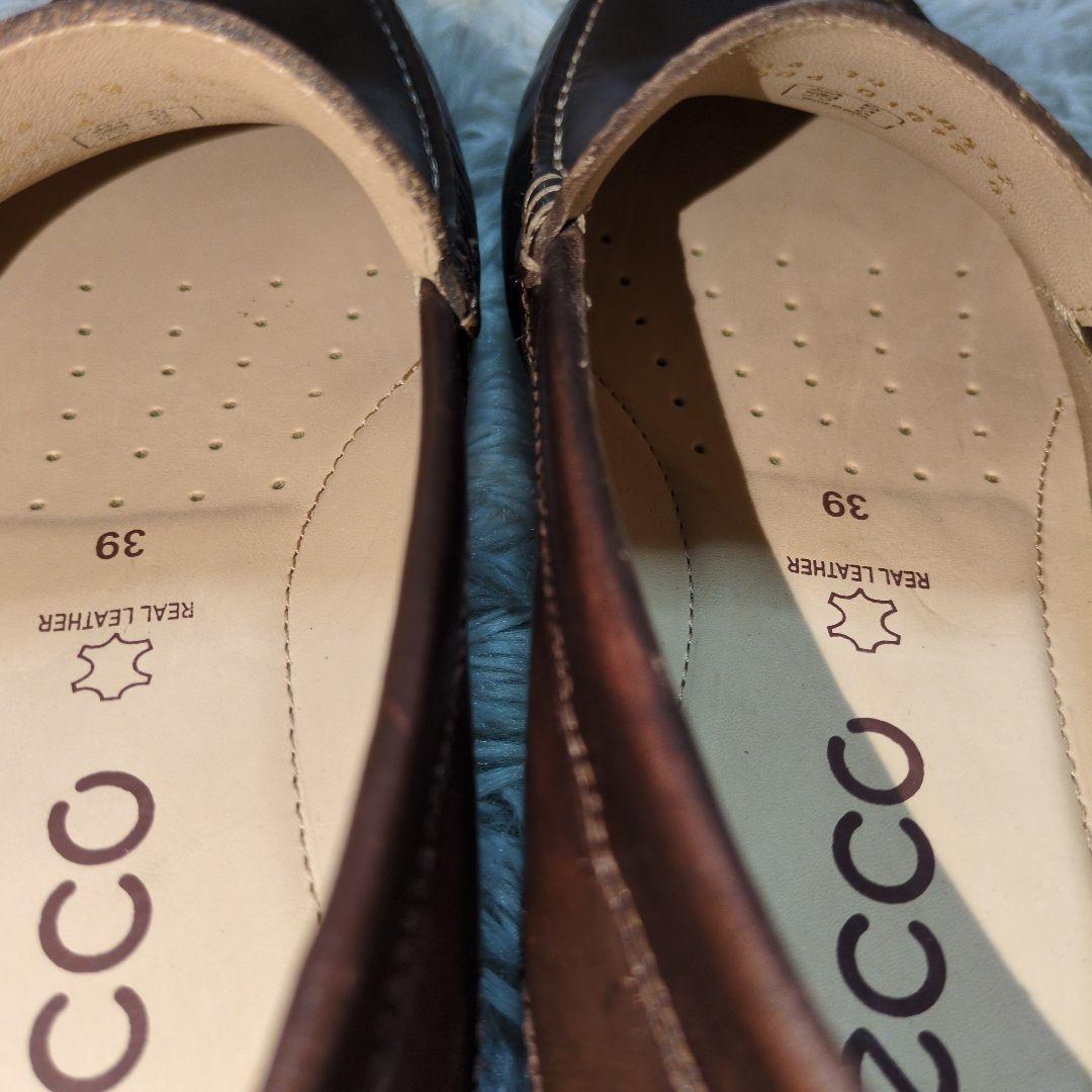 美品✨【ECCO】ローファー☆39☆スリッポン
