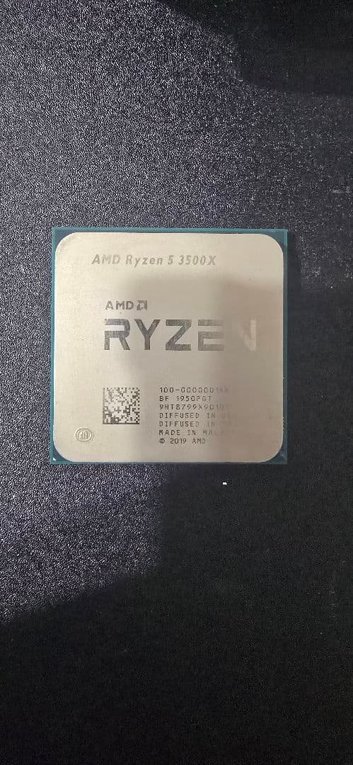 AMD Ryzen 5 3500X CPU + 冷却ファン