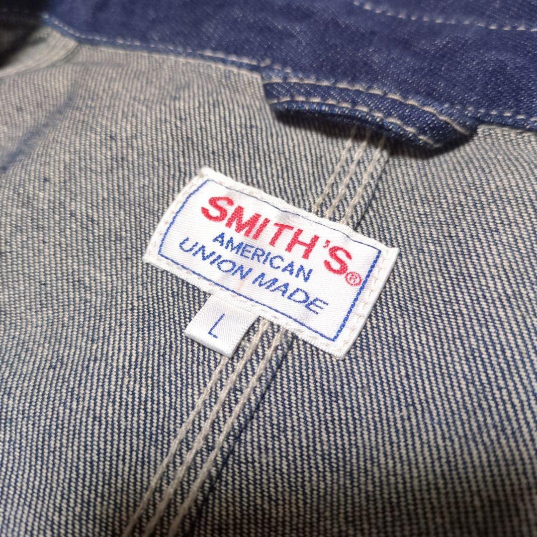 極美品！SMITH'S AMERICAN　デニムカバーオール　L　金ボタン