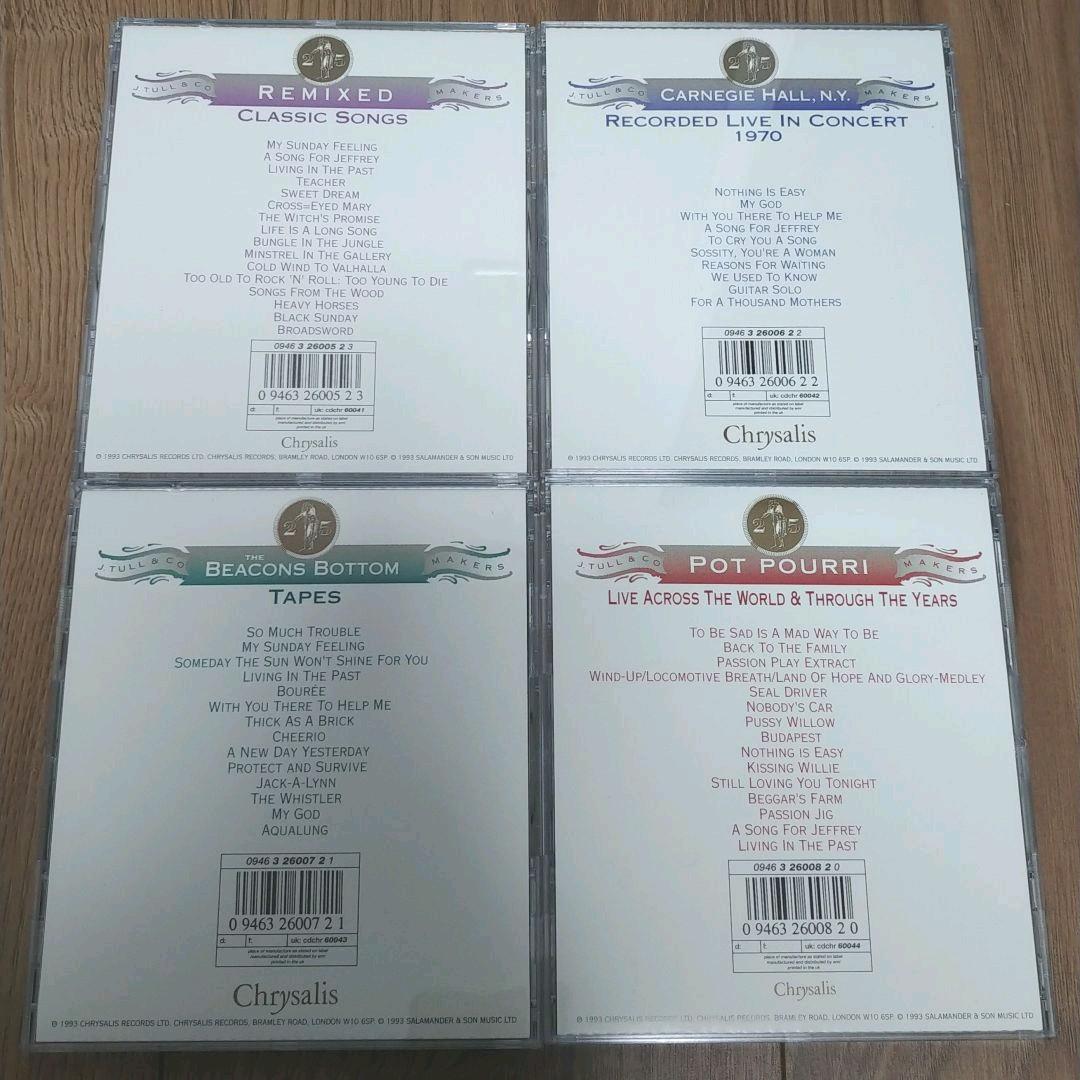 Jethro Tull - 25anniversary 4cd ボックスセット