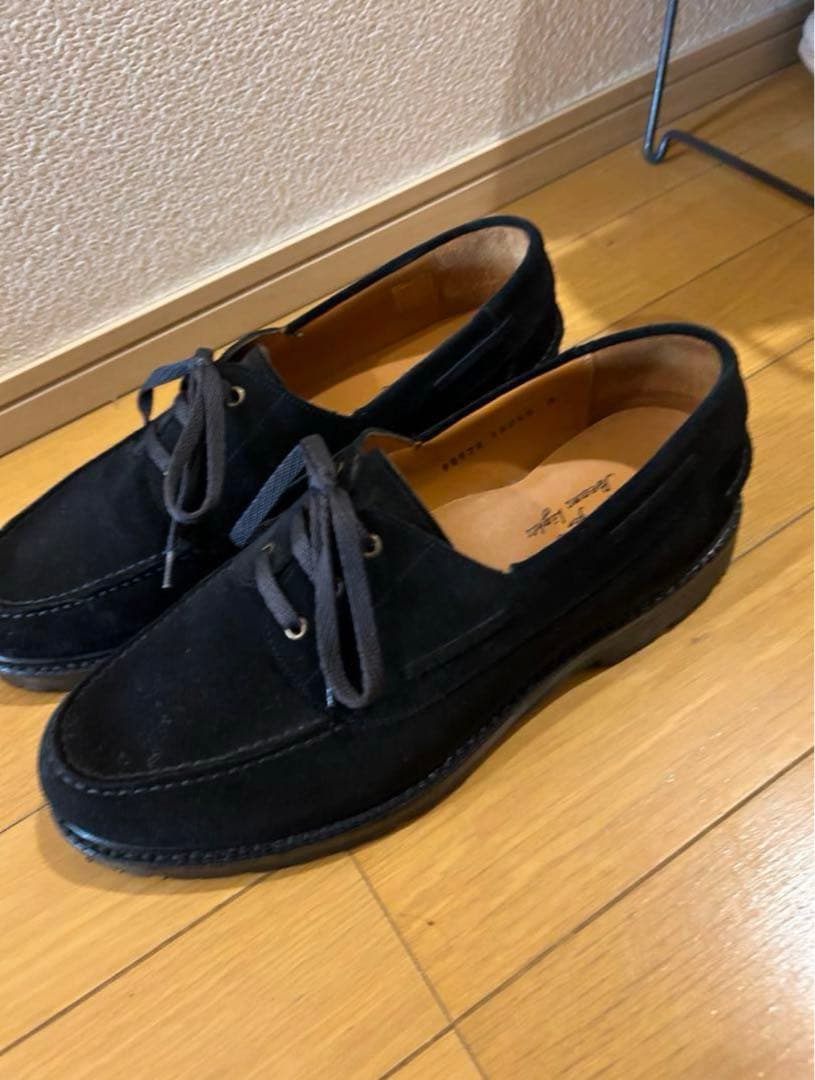 【しまうまのしま様】JALAN SRIWIJAYA デッキシューズ　黒スエード