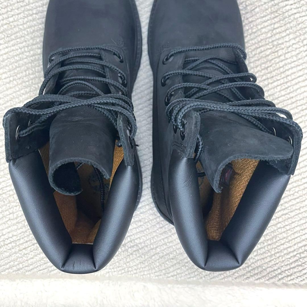 美品Timberland ティンバーランド ブーツ 黒 23.5cm 12907
