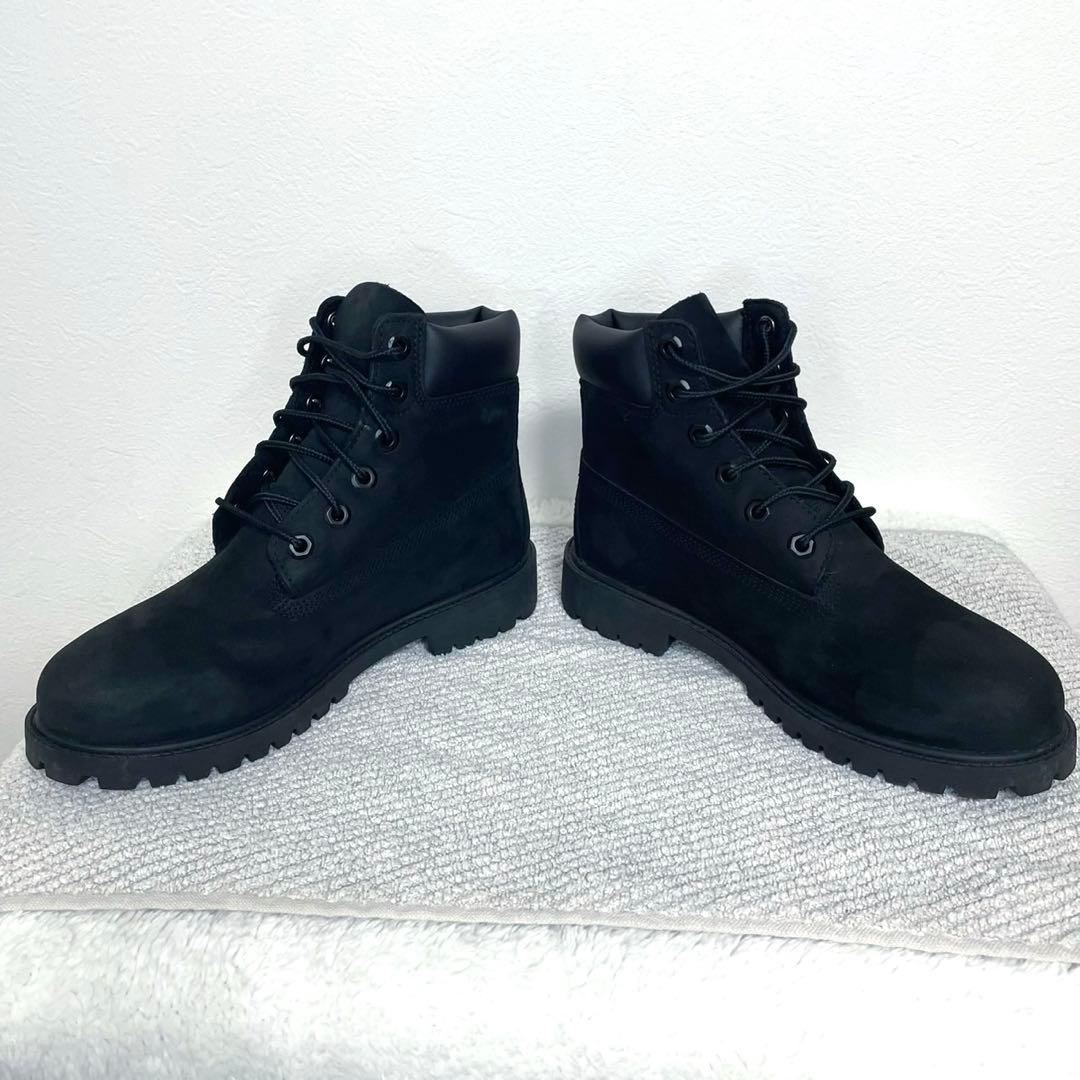 美品Timberland ティンバーランド ブーツ 黒 23.5cm 12907