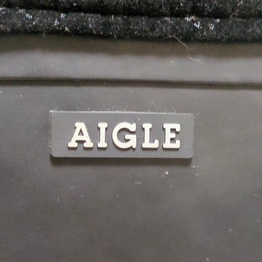 AIGLE 長靴 ラバーブーツ スノーブーツ ボア ブラック 23.0cm