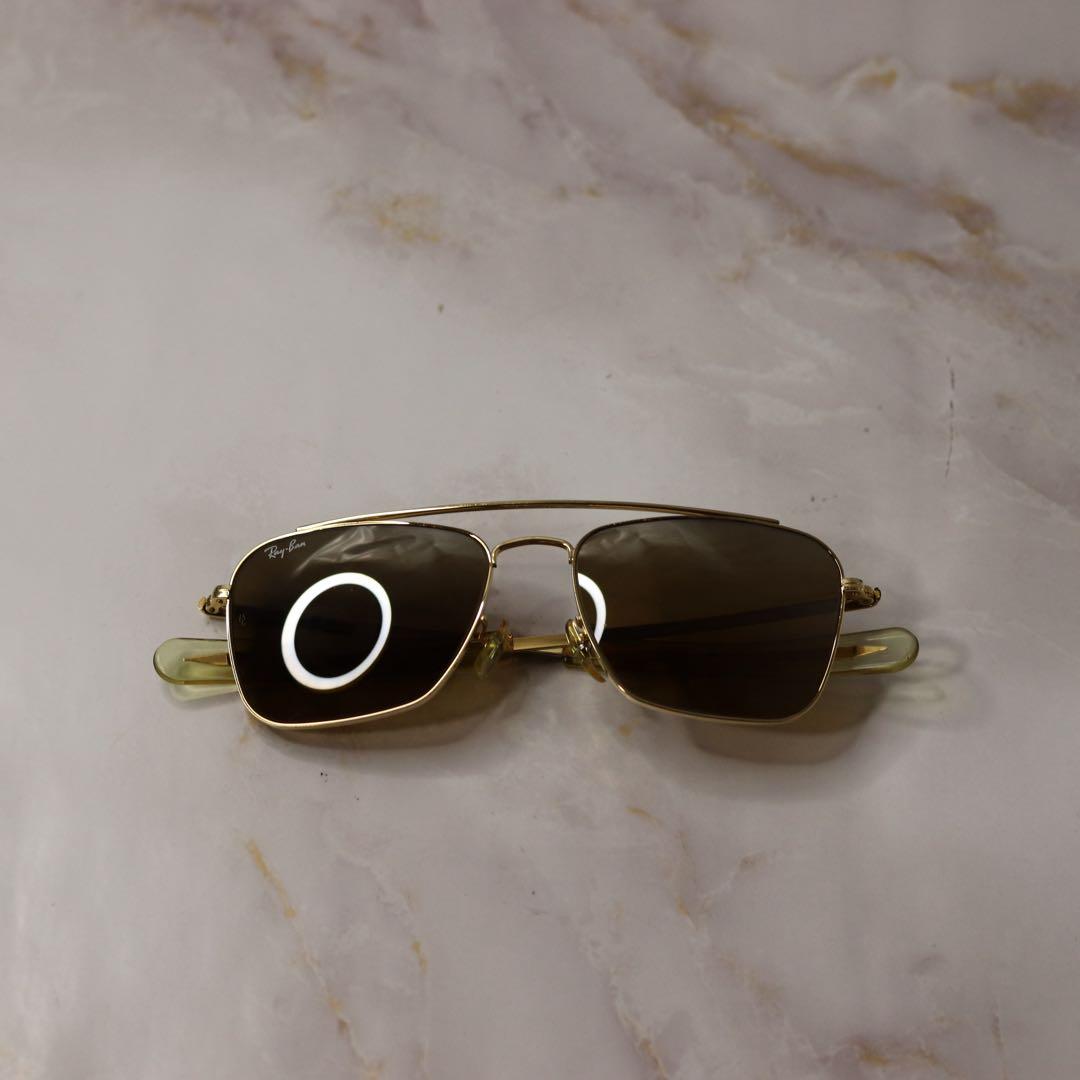 ray ban アビエーター y2k ツーブリッジ アンティーク サングラス