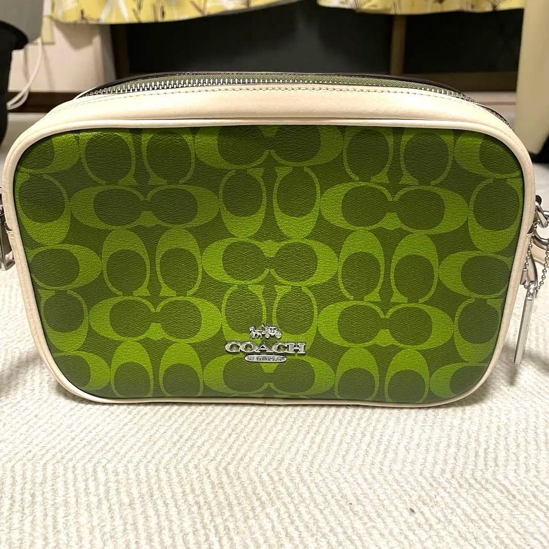 ❤️希少カラー❤️ COACH ボディバッグ グリーン ショルダーバッグ