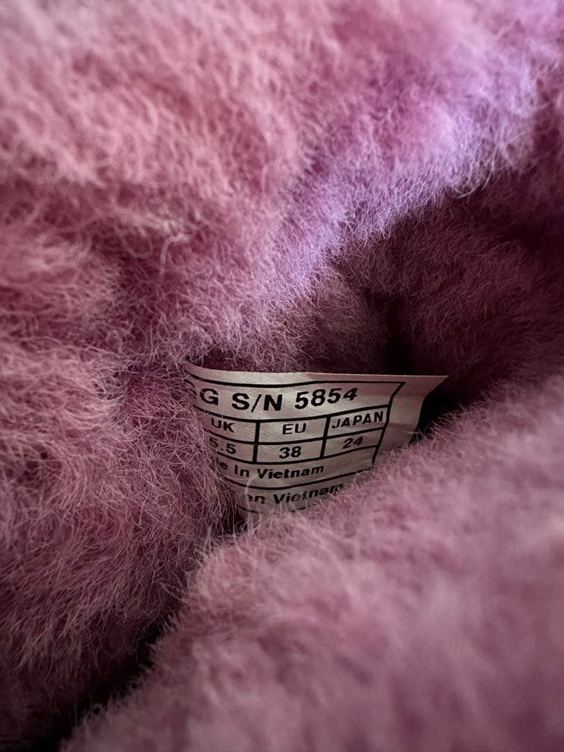 【新品・美品】UGG クラシックミニ ピンク　JP24 USA7