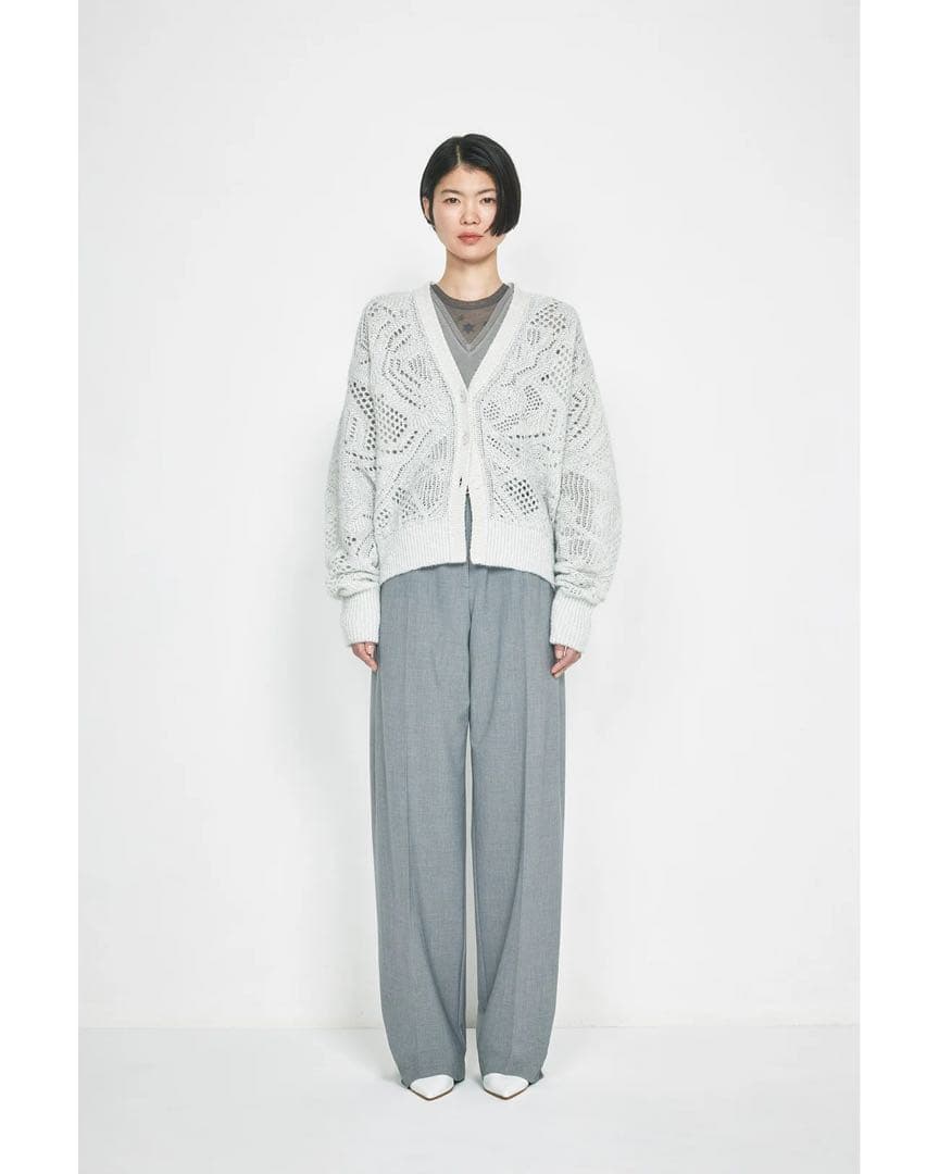 トップス mame kurogouchi Shimmering Knit Cardigan