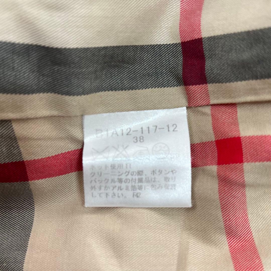 BURBERRY*バーバリーロンドン　トレンチコート　ピンク　ノバチェック　38