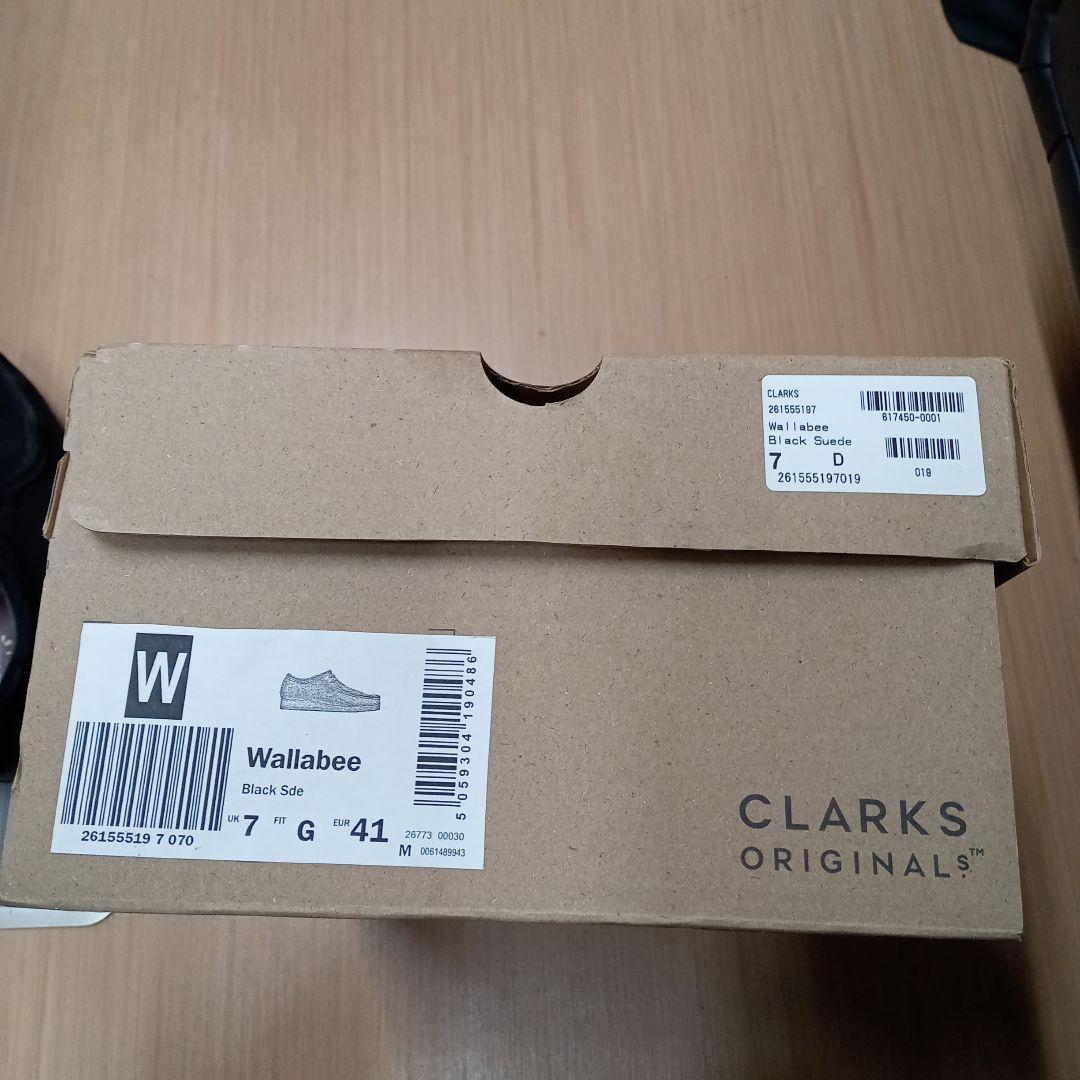 Clarks Originals Wallabee ブラック 7 (41)