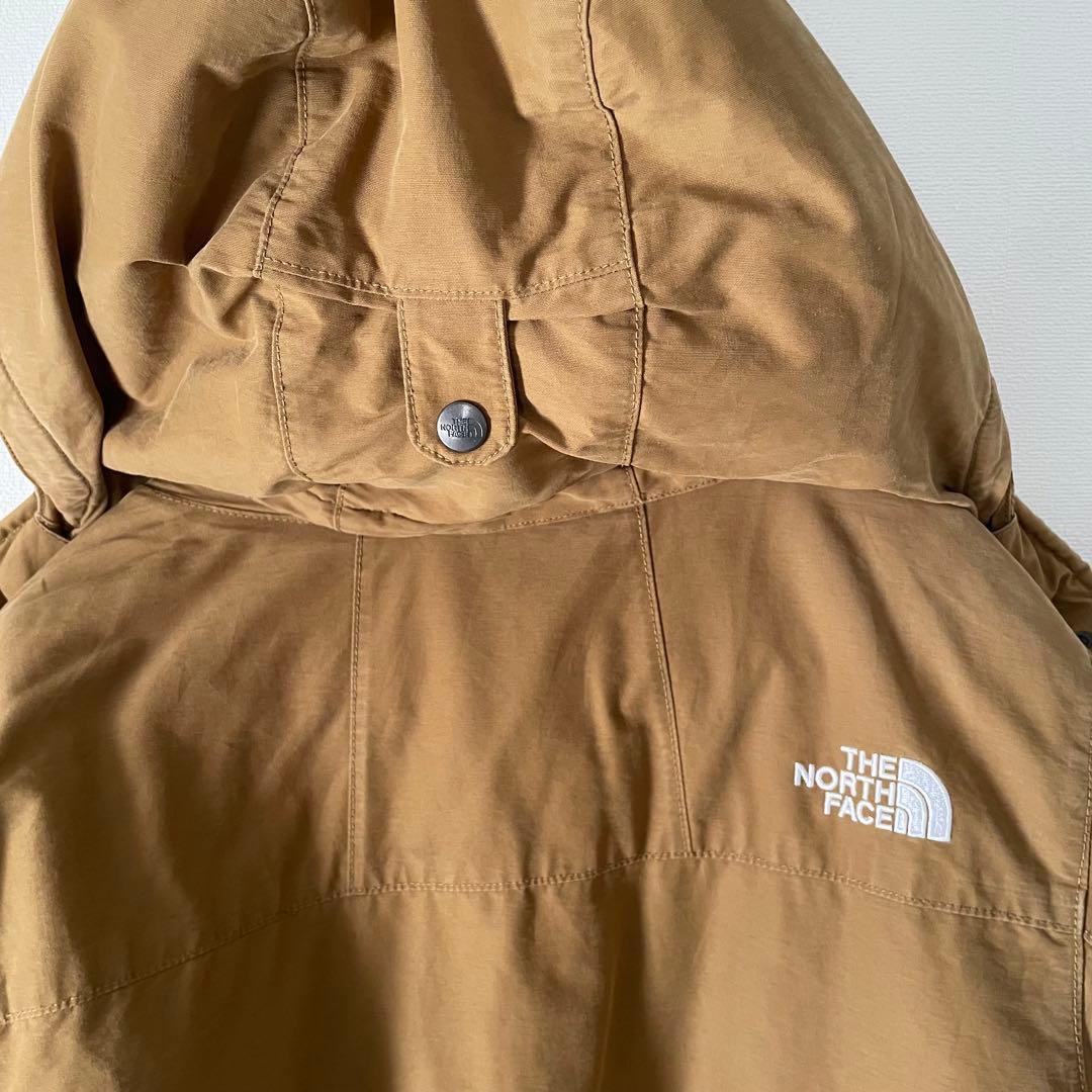 THE NORTH FACE A044▶︎ モッズコート▶︎メンズSキャメルあったか