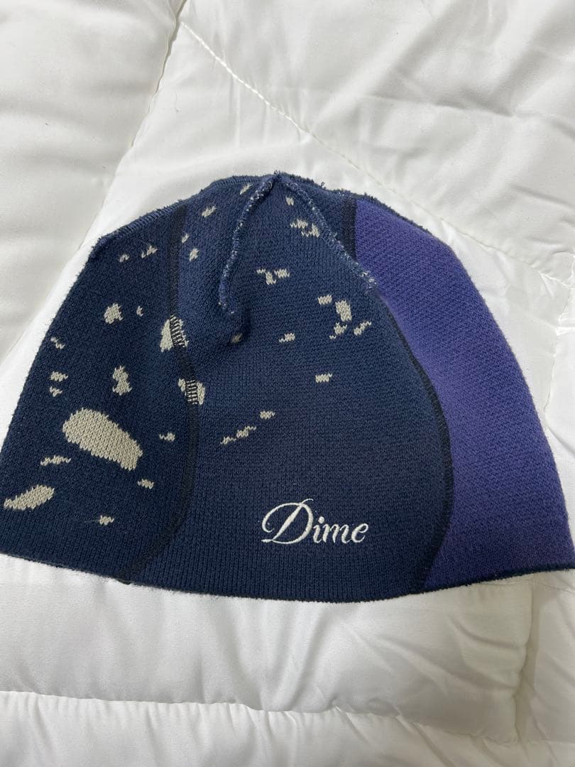 Dime ビーニー　ニット帽　ネイビー