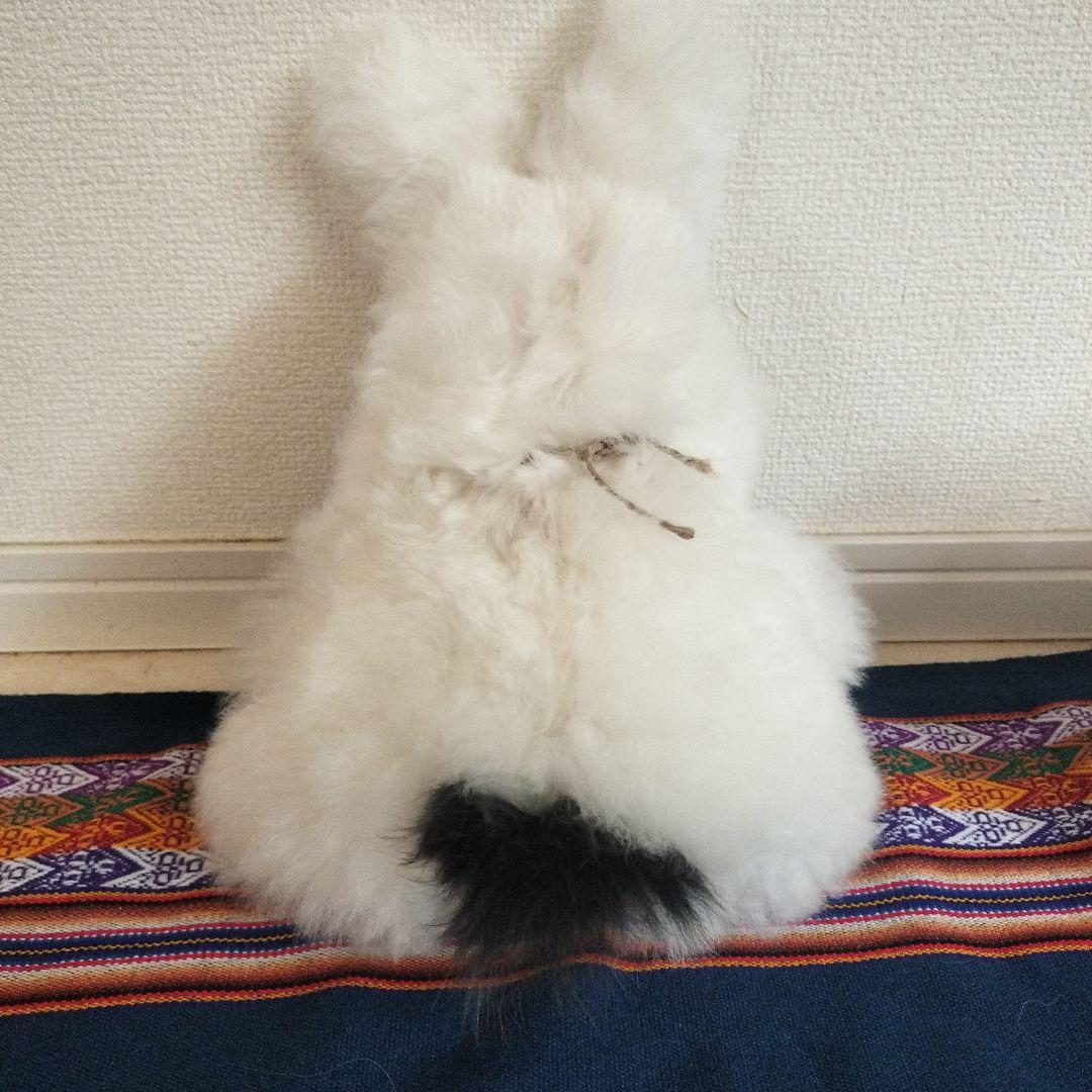 ベビーアルパカ毛ぬいぐるみ(うさぎ)