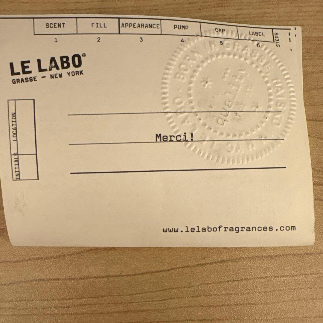 LELABOアナザー13香水