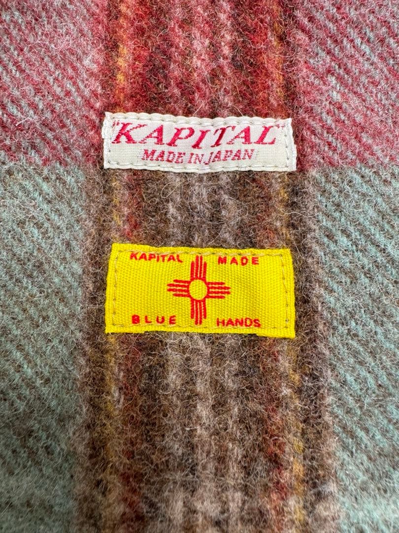 めもキャピタル kapital ウールストール　ブランケット
