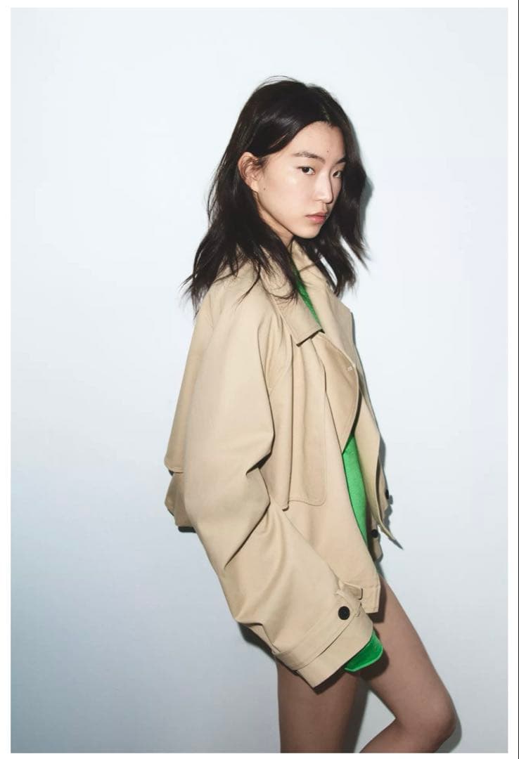完売品⭐︎ZARA ショートバルーントレンチコート M コムギ