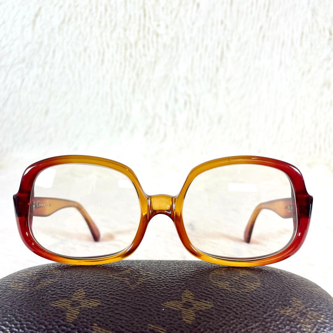 美品　60sChristian Dior　ドイツ製　サングラス　ブラウンフレーム