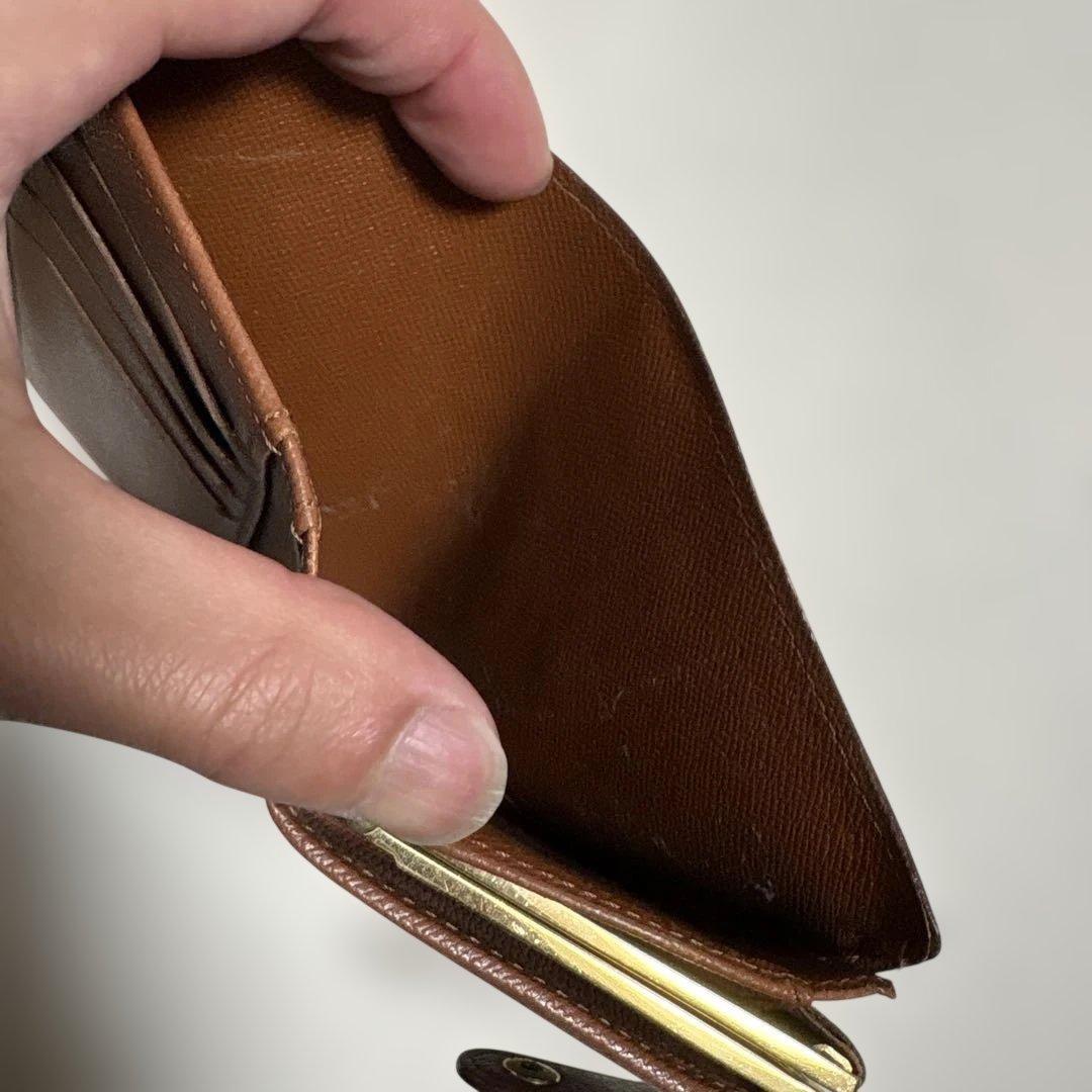 s*i様 「美品」LOUIS VUITTON モノグラム 財布 がま口　二つ折り