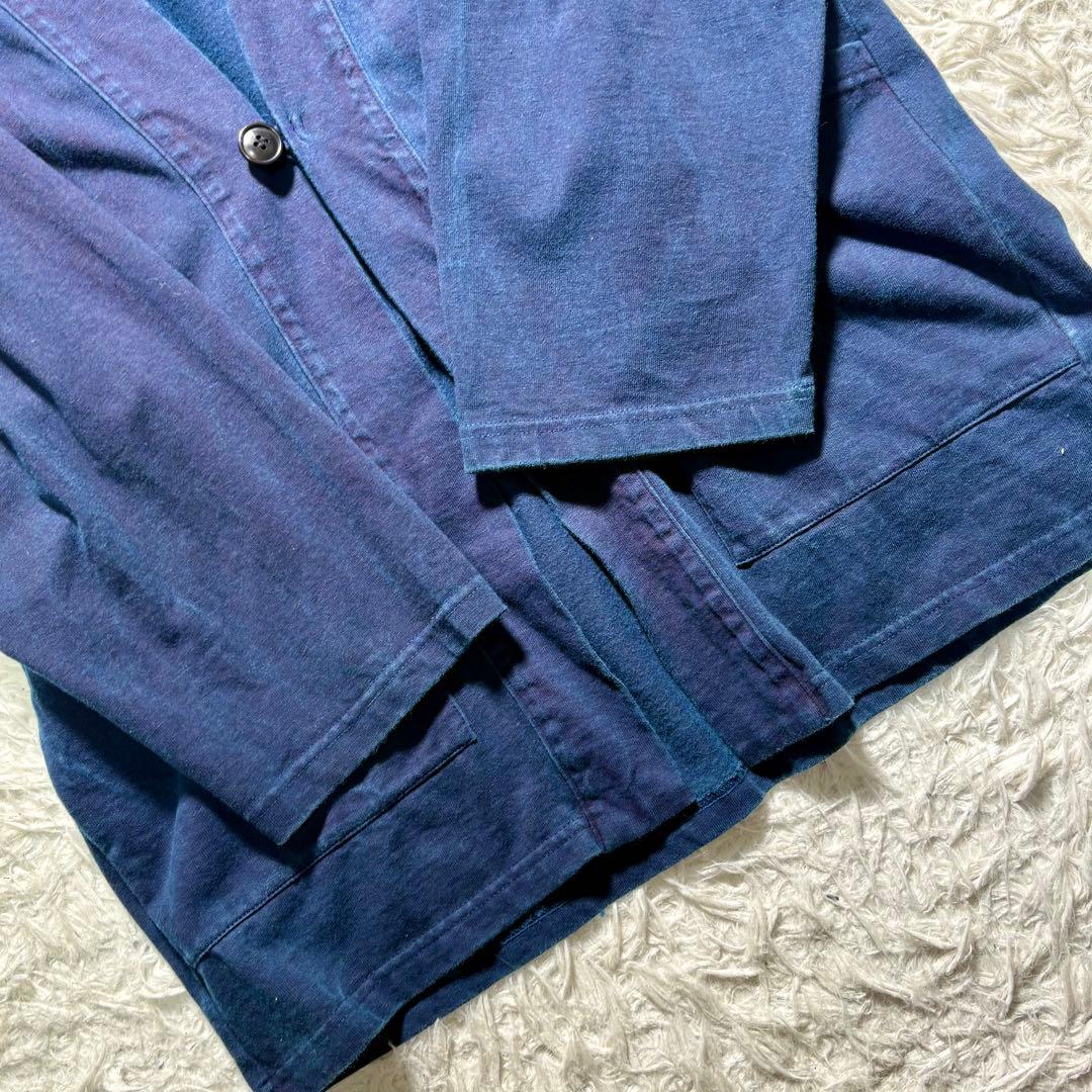 【美品】BLUE BLUE インディゴ染めジャケット　2 コットン　日本製