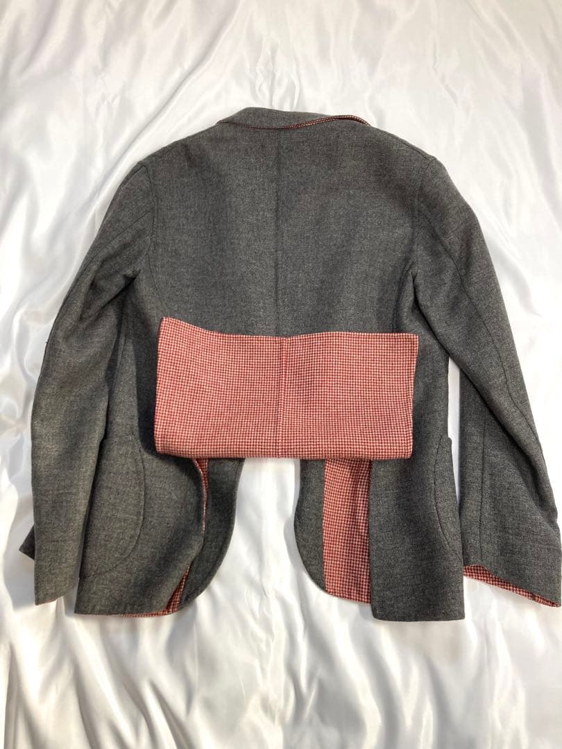 LARDINI ラルディーニ 44 ウール テーラードジャケット グレー
