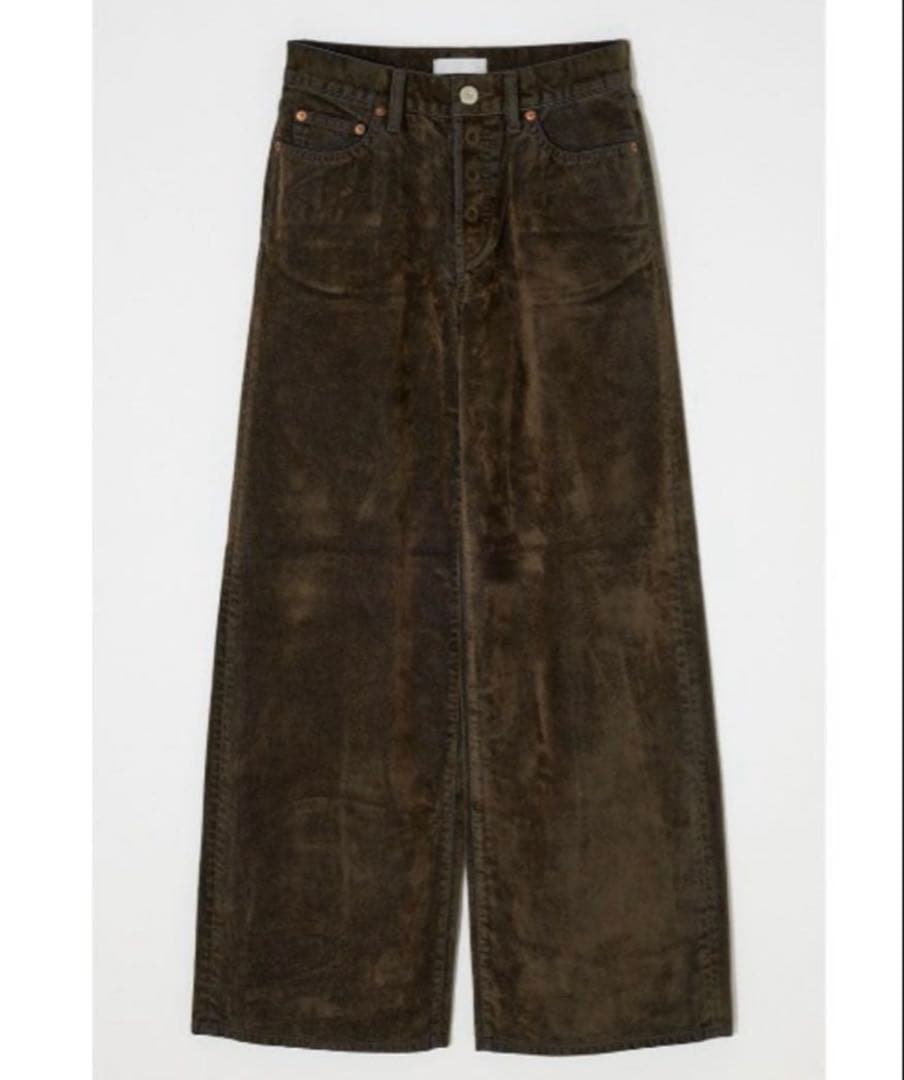 moussy MIDRISE CORDUROY バギー