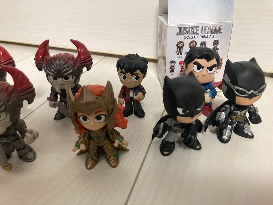 アメコミキャラクター フィギュアセット
