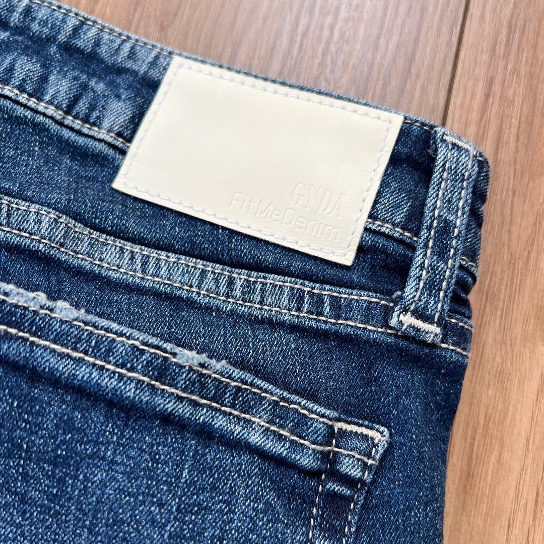 【新品タグ付き】GYDAスキニーデニムパンツ SIDERIPPED XL