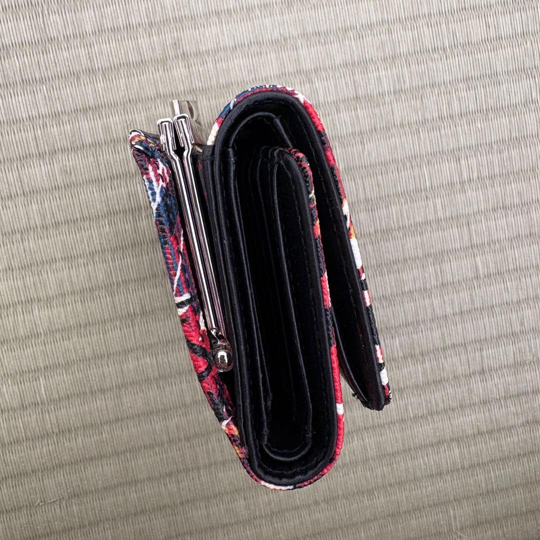 vivian westwood 三つ折り財布　タータンチェック　レッド