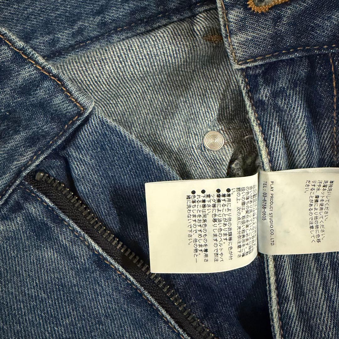 新品 PRANK PROJECT ドレープデニムパンツ 36