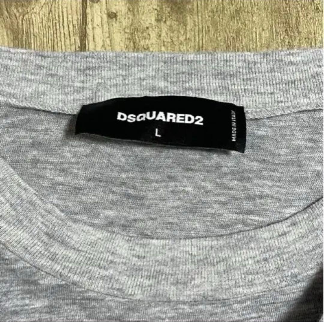 DSQUARED2 MILANO Tシャツ L グレー