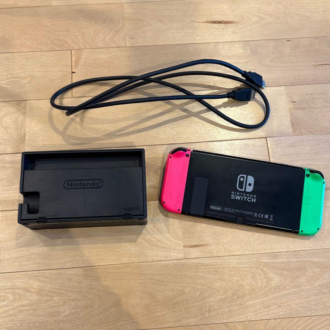 Nintendo Switch ネオンピンク/グリーン