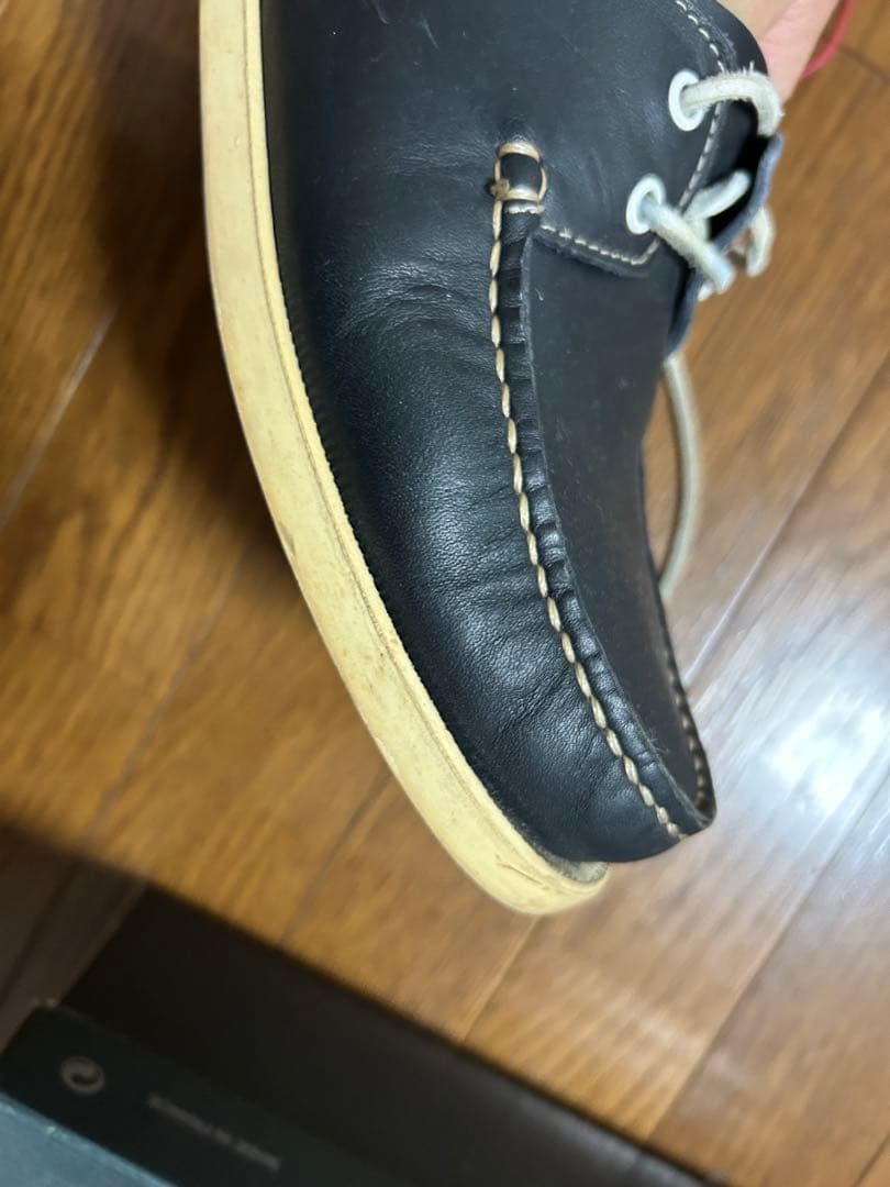 パラブーツ　デッキシューズ　DOMINGUE MARINE 箱付き