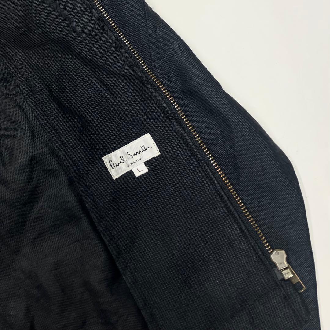 【美品】90s ポールスミス ロンドン ドリズラージャケット スイングトップ 黒